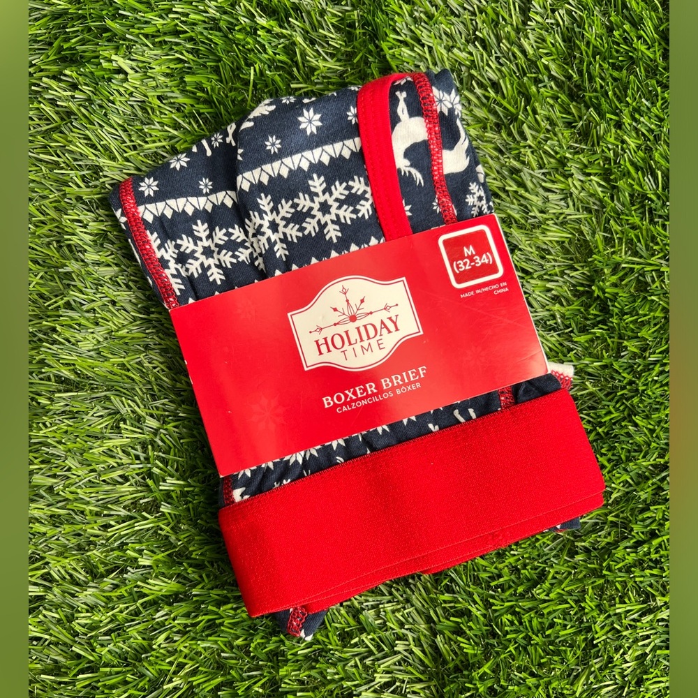 🩲 🎅🏻 NEW! MEDIUM HOLIDAY BOXER BRIEFS ❄️